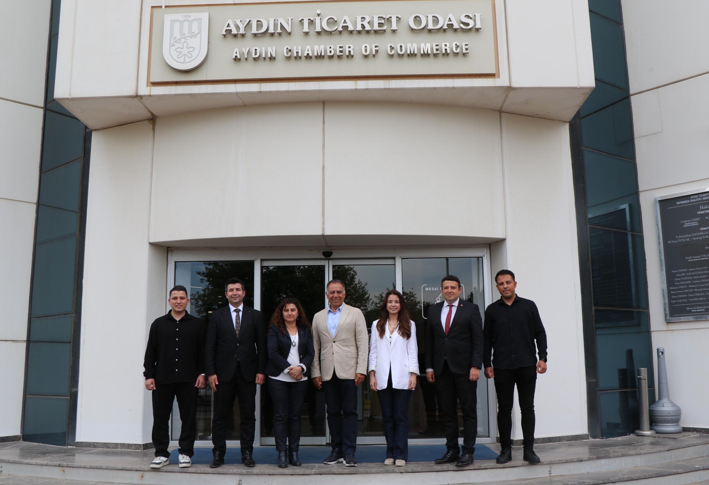 Denizli Organize Sanayi Bölgesi Sanayicileri Vakfı DOSTEM Meslek Edindirme ve Eğitim Merkezi yetkilileri, AYMES’i ziyaret etti.